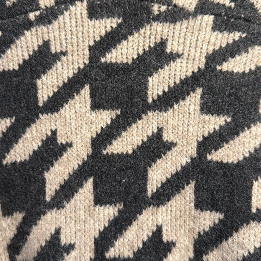 Dance & Marvel Open Front Houndstooth Cardigan - Picture 13 of 15
